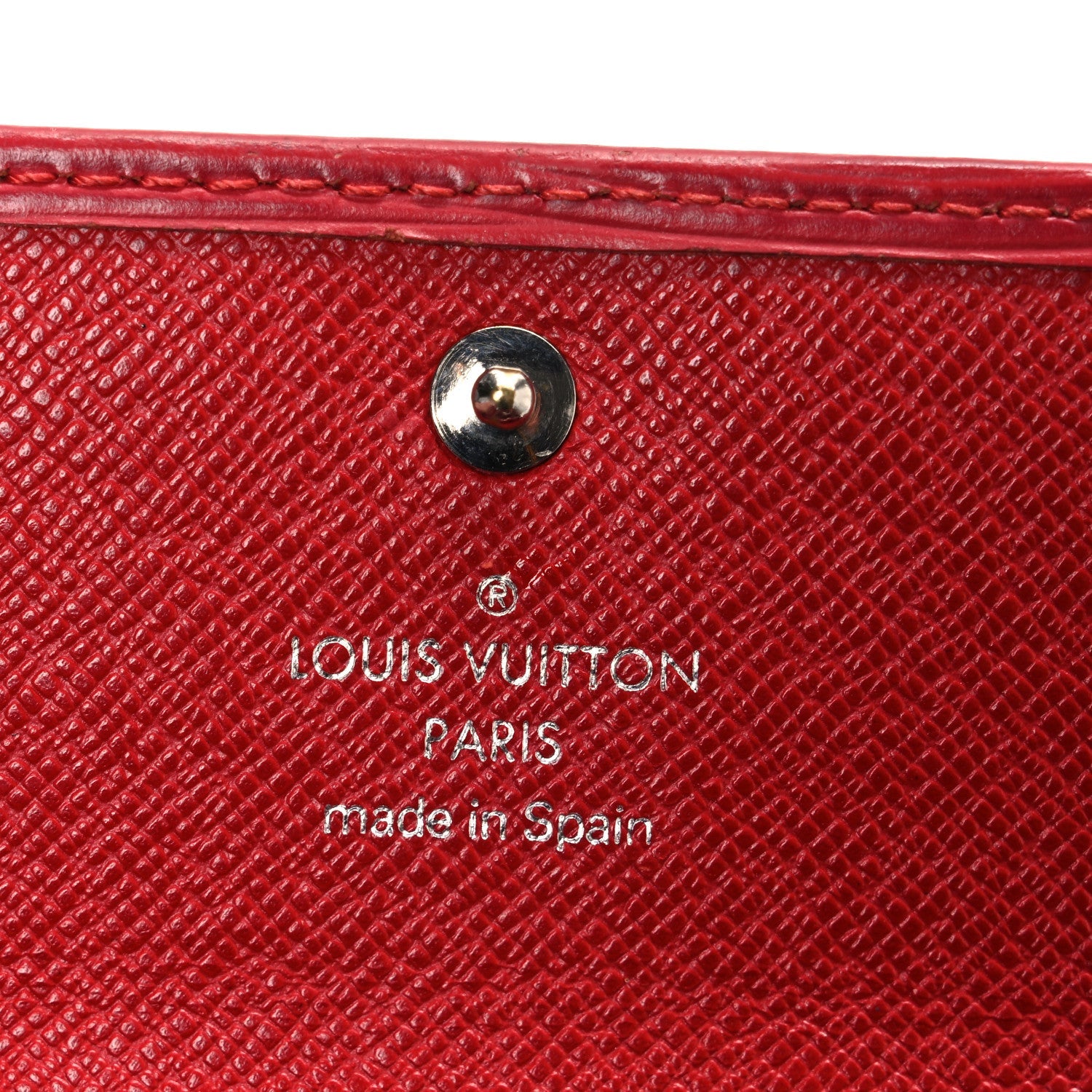 Louis Vuitton Epi Sarah Wallet Castillan Red