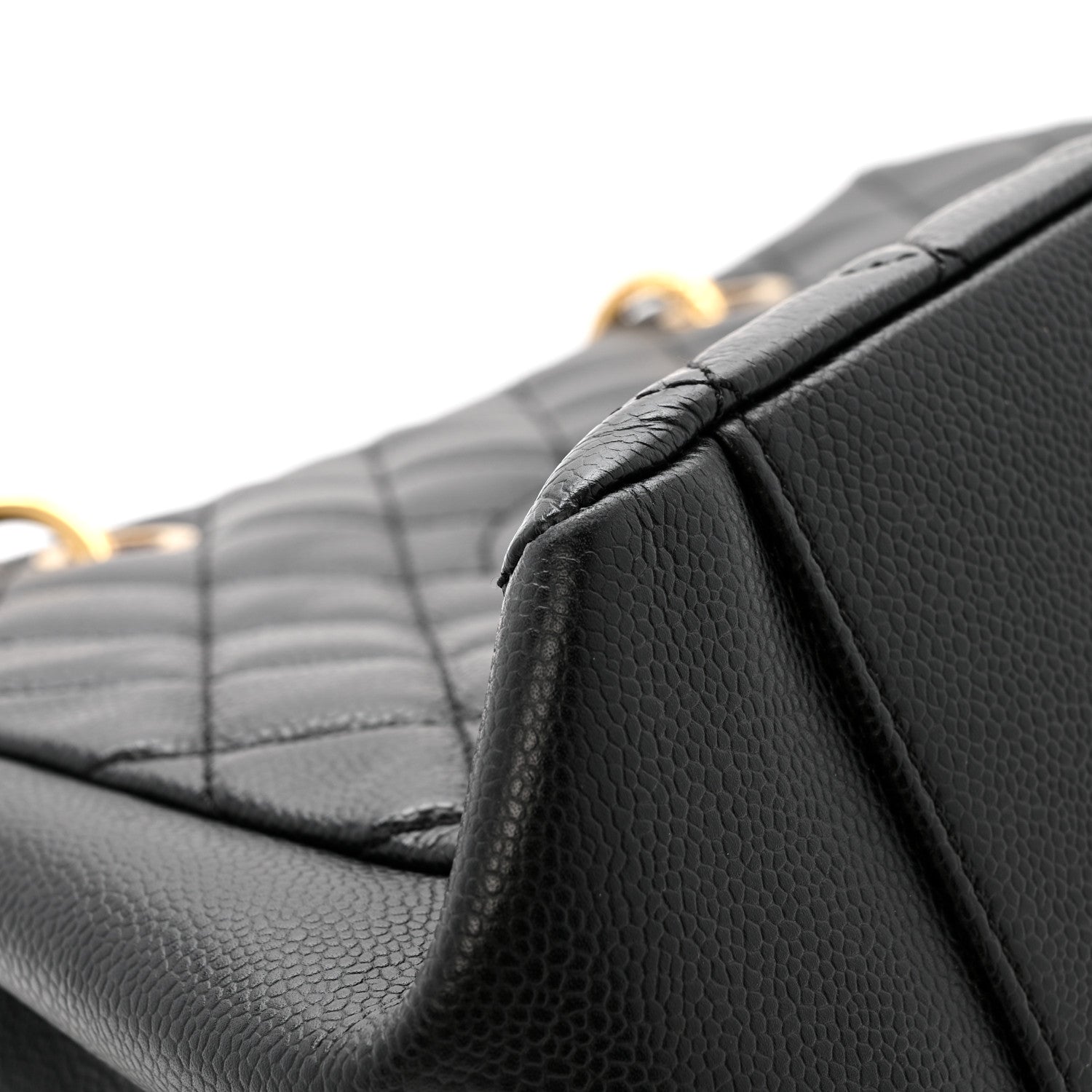Chanel Caviar Quilted Grand Shopping Tote GST Black