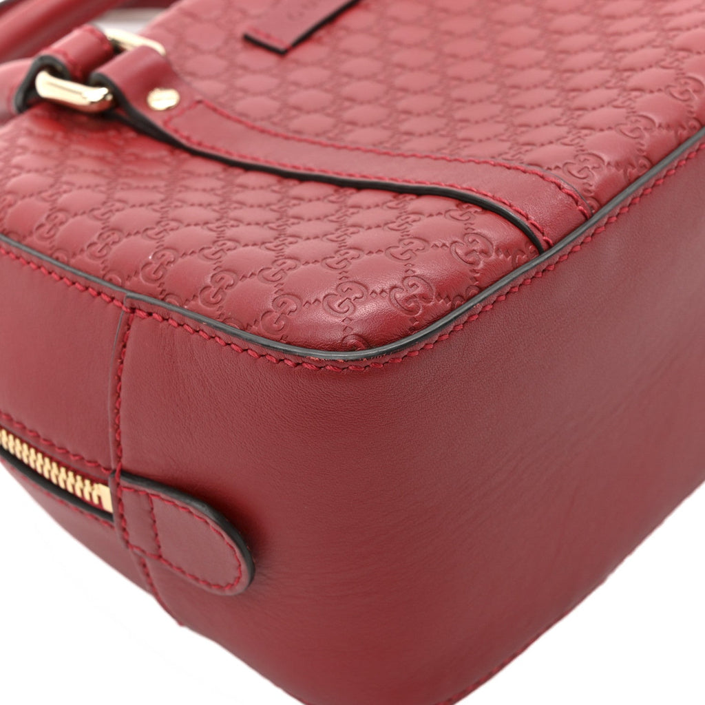 Gucci Soft Microguccissima Small Crossbody Bag Rosso