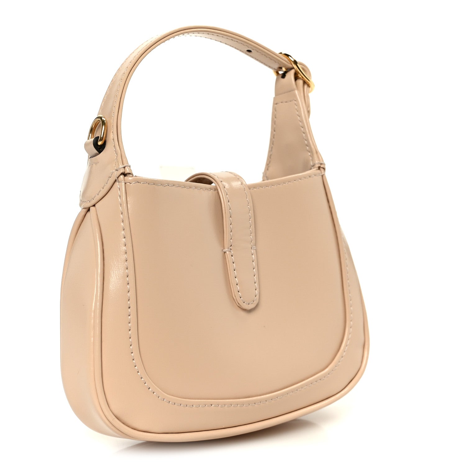 Gucci Boarded Dyana Lux Calfskin Nano Jackie 1961 Hobo Souffle Rose