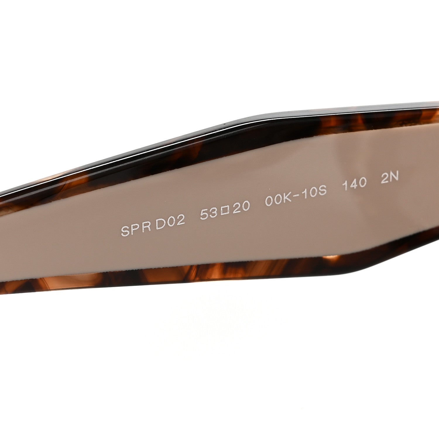 Prada Acetate Sunglasses SPR D02 Tortoise Dark Brown