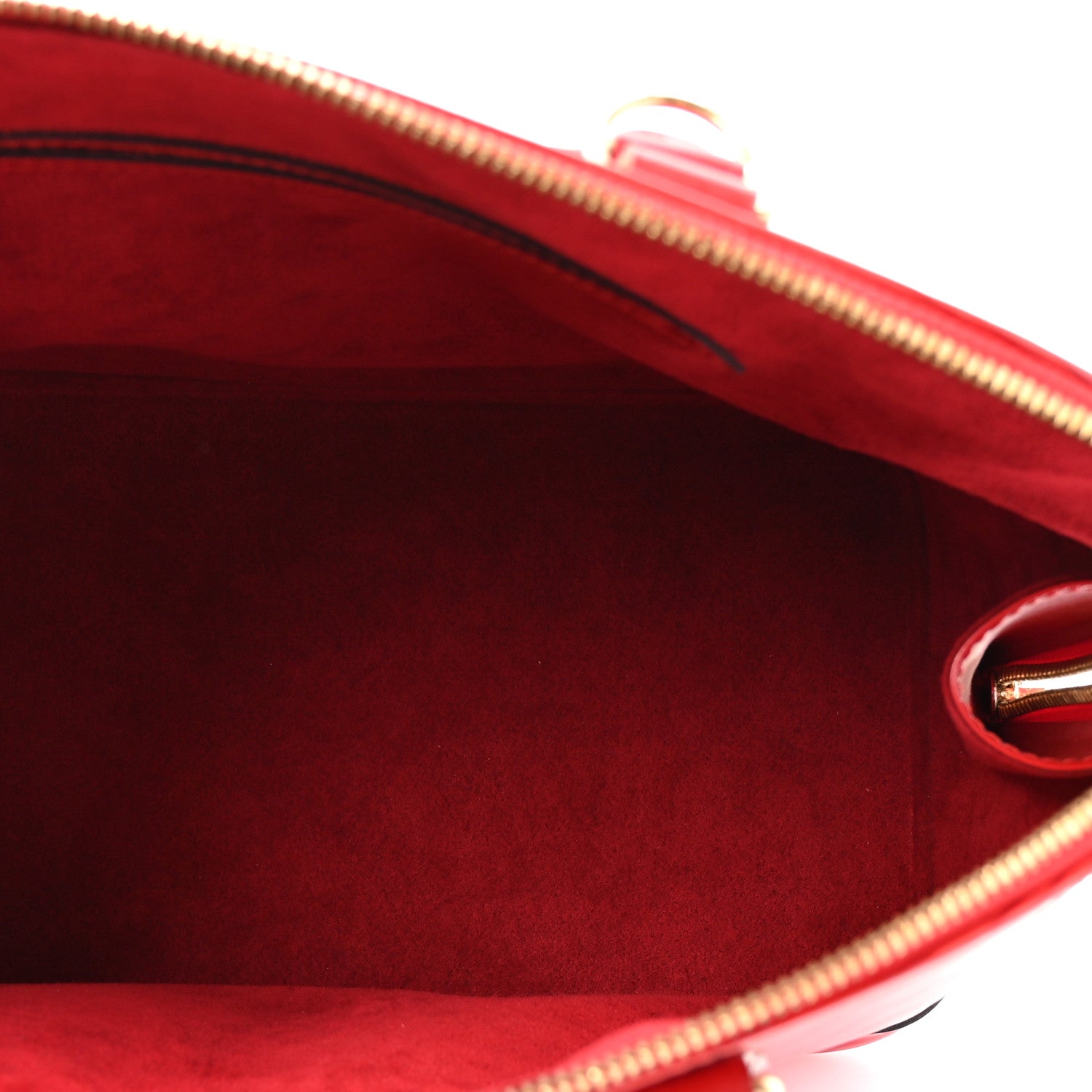 Louis Vuitton Epi Alma PM Castillan Red