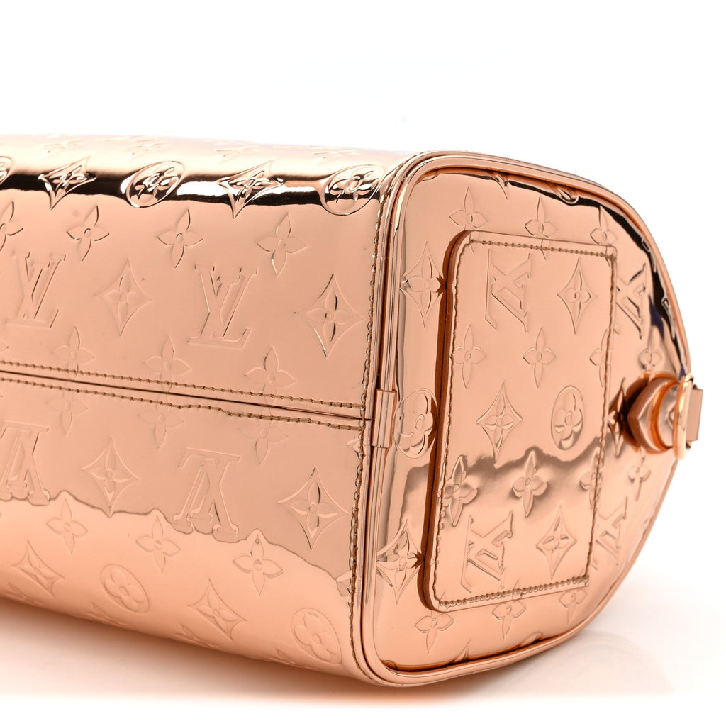 Louis Vuitton Monogram Miroir Speedy Bandouliere 25 Copper
