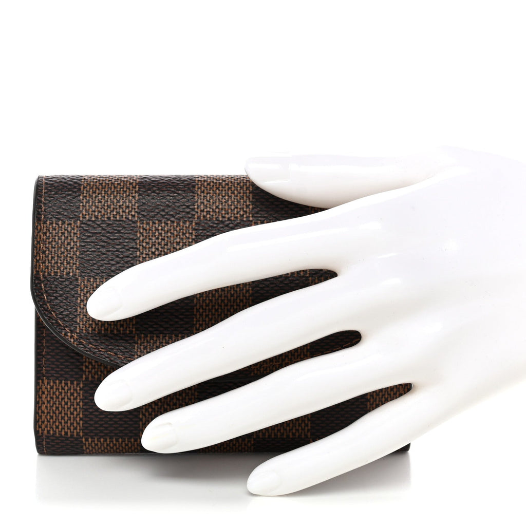 Louis Vuitton Damier Ebene Rosalie Coin Purse Rose Ballerine