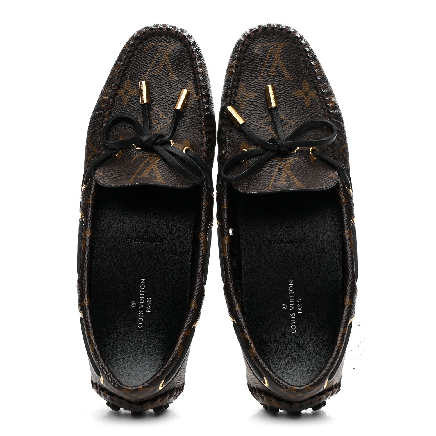 Louis Vuitton Patent Monogram Gloria Loafers 35