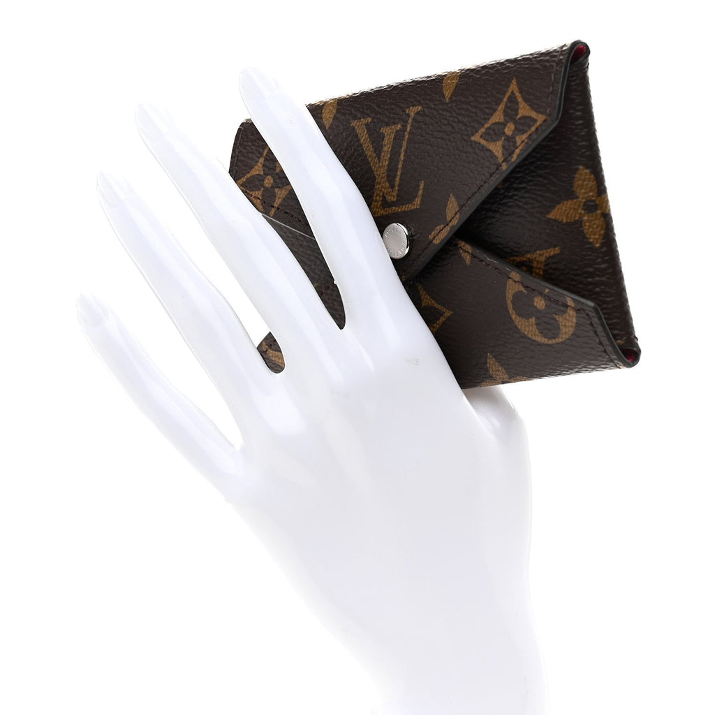 Louis Vuitton Monogram LV Colormania Kirigami Card Holder Pondichery Pink