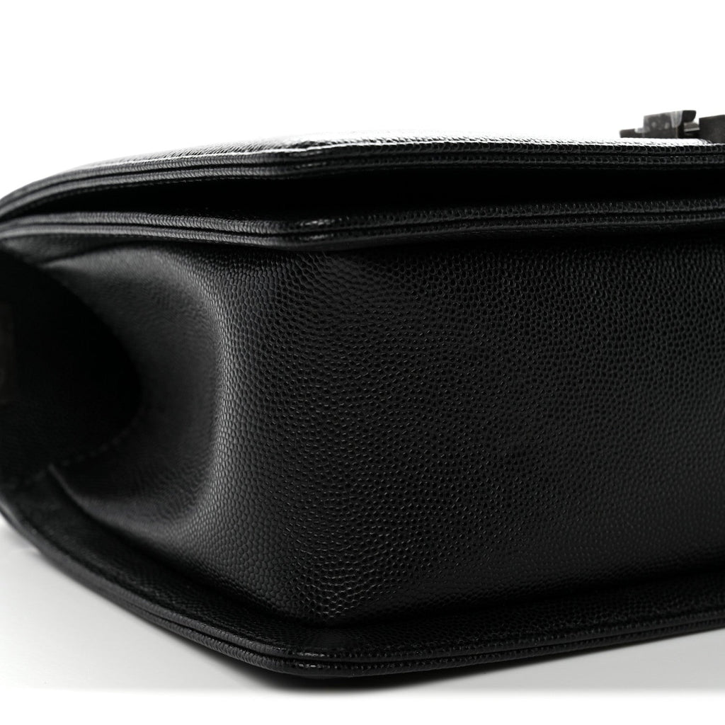 Chanel Caviar Quilted Medium Boy Flap Black