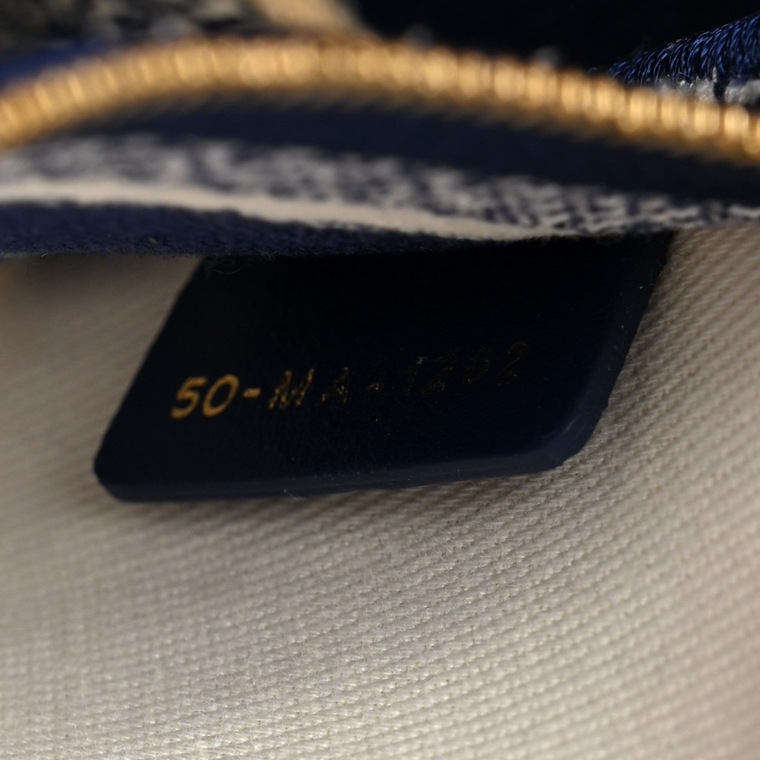 Christian Dior Canvas Reverse Embroidered Rêve d'Infini Medium Lady D-Lite Blue Multicolor