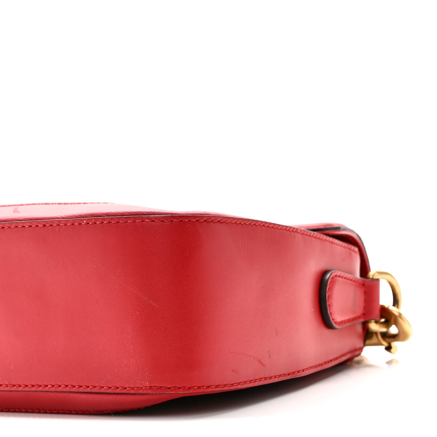 Gucci Monogram Ruinart Calfskin Medium Lady Web Shoulder Bag Beige Ebony Hibiscus Red
