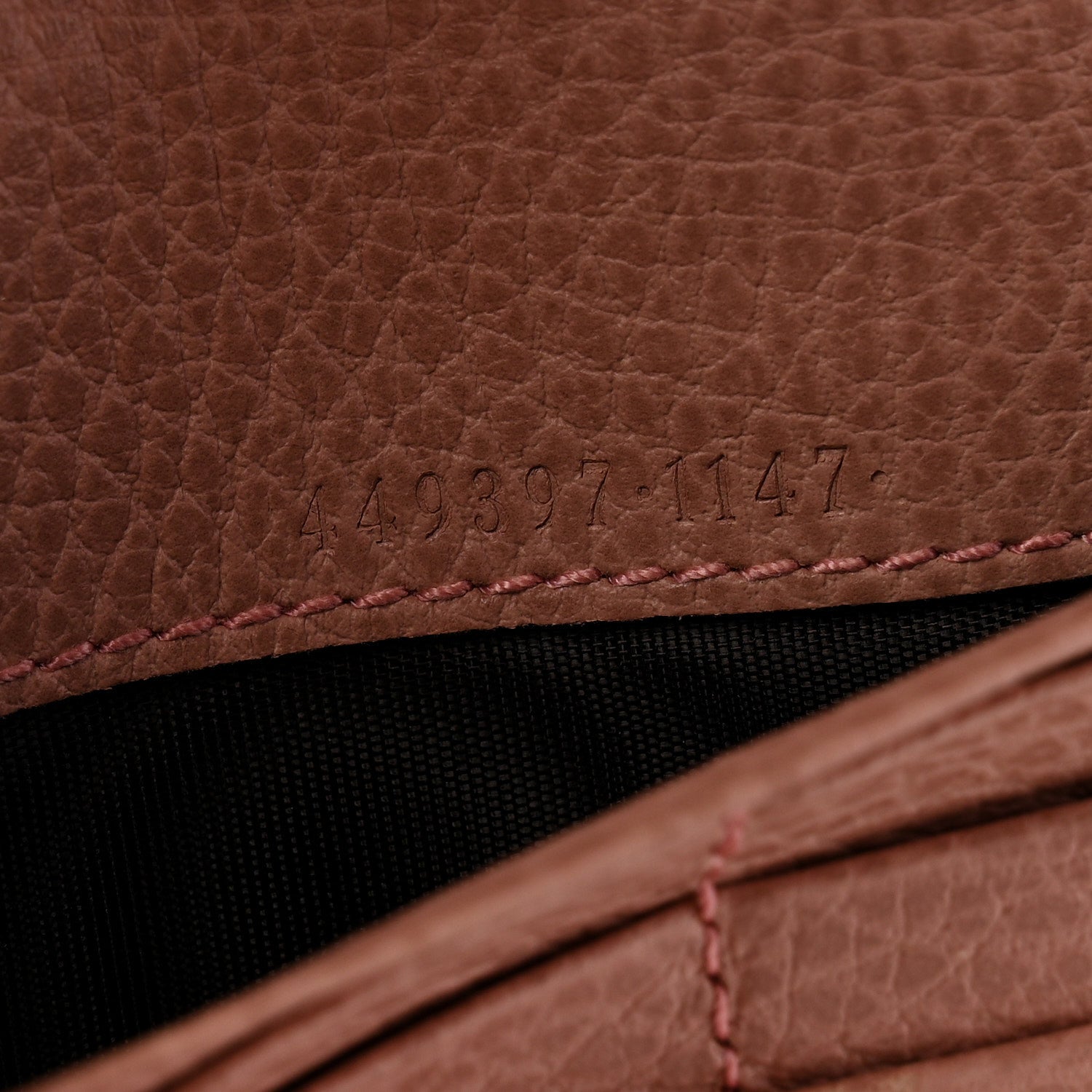 Gucci Dollar Calfskin Interlocking G Continental Wallet Soft Pink