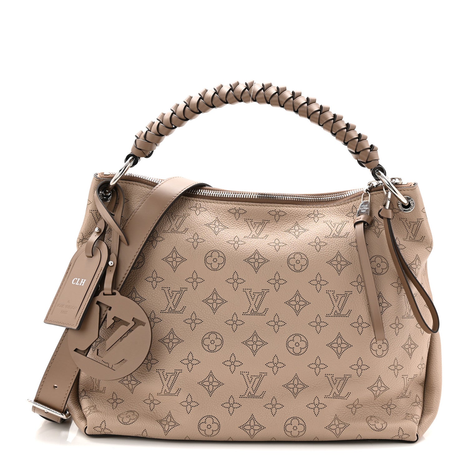 Louis Vuitton Mahina Beaubourg Hobo MM Galet