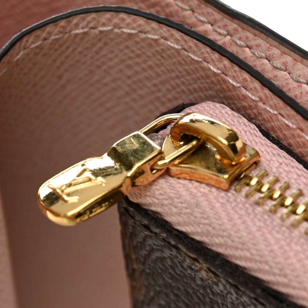 Louis Vuitton Monogram Juliette Wallet Rose Ballerine