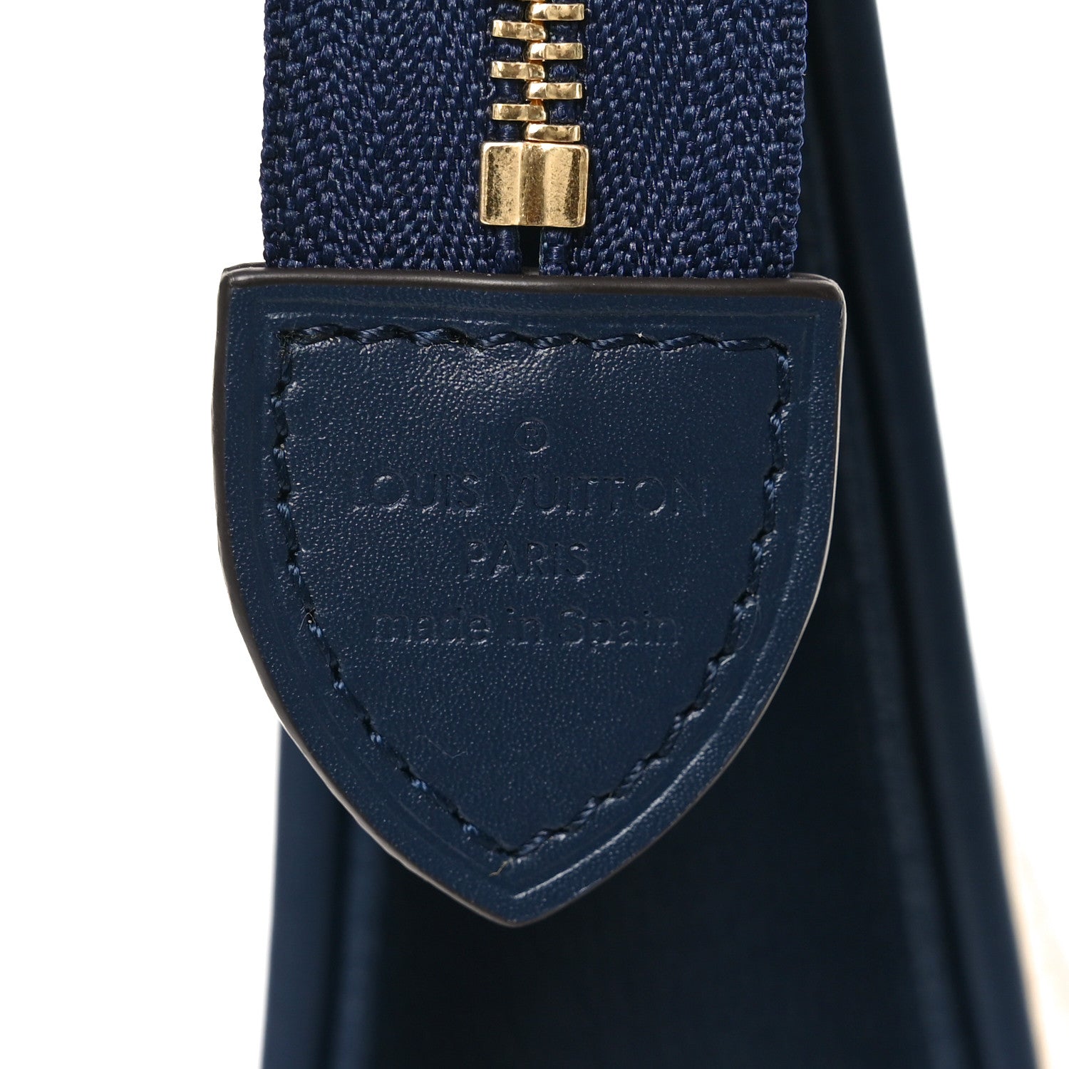 Louis Vuitton Raffia Calfskin Monogram Giant Toiletry Pouch 26 Blue