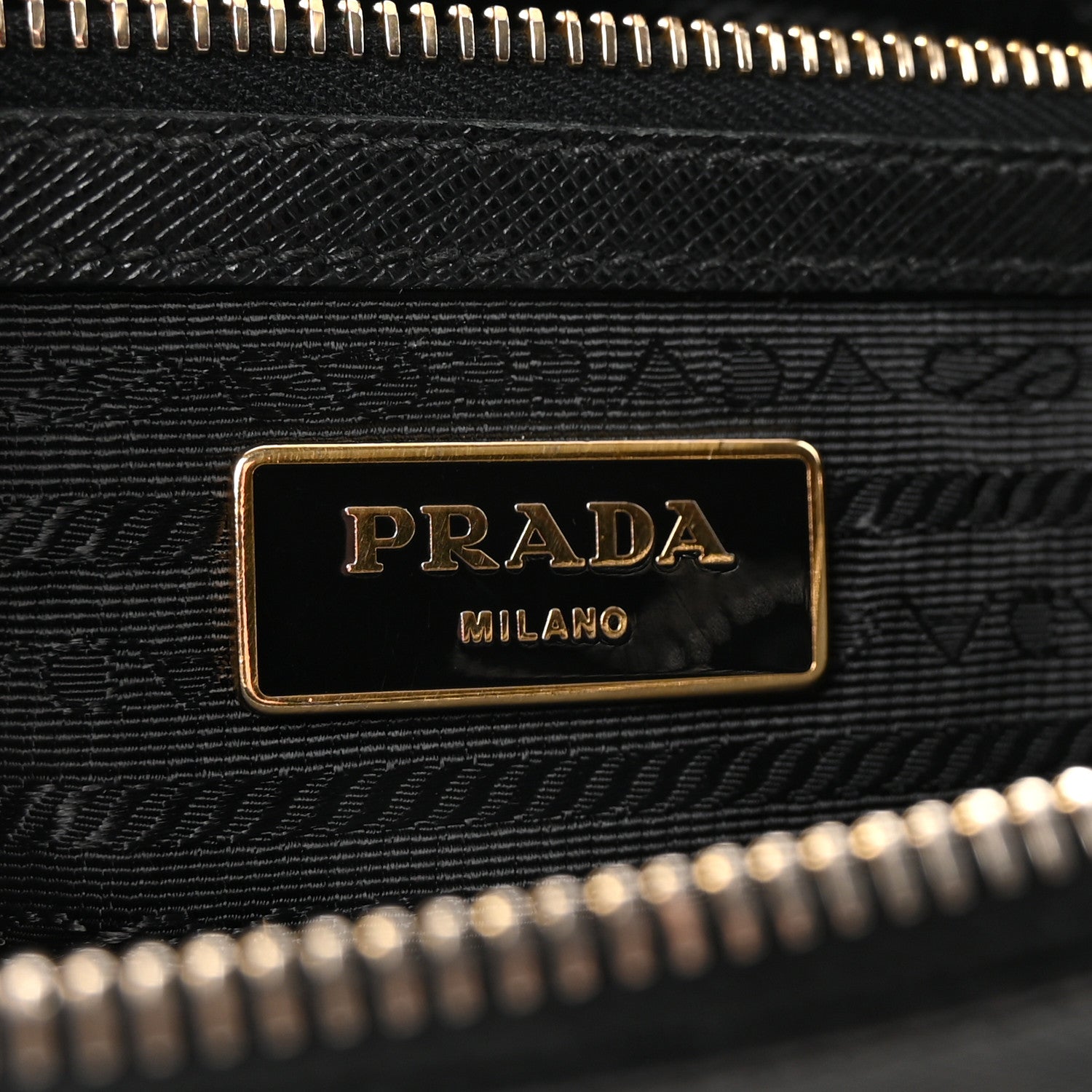 Prada Saffiano Lux Small Galleria Double Zip Tote Black