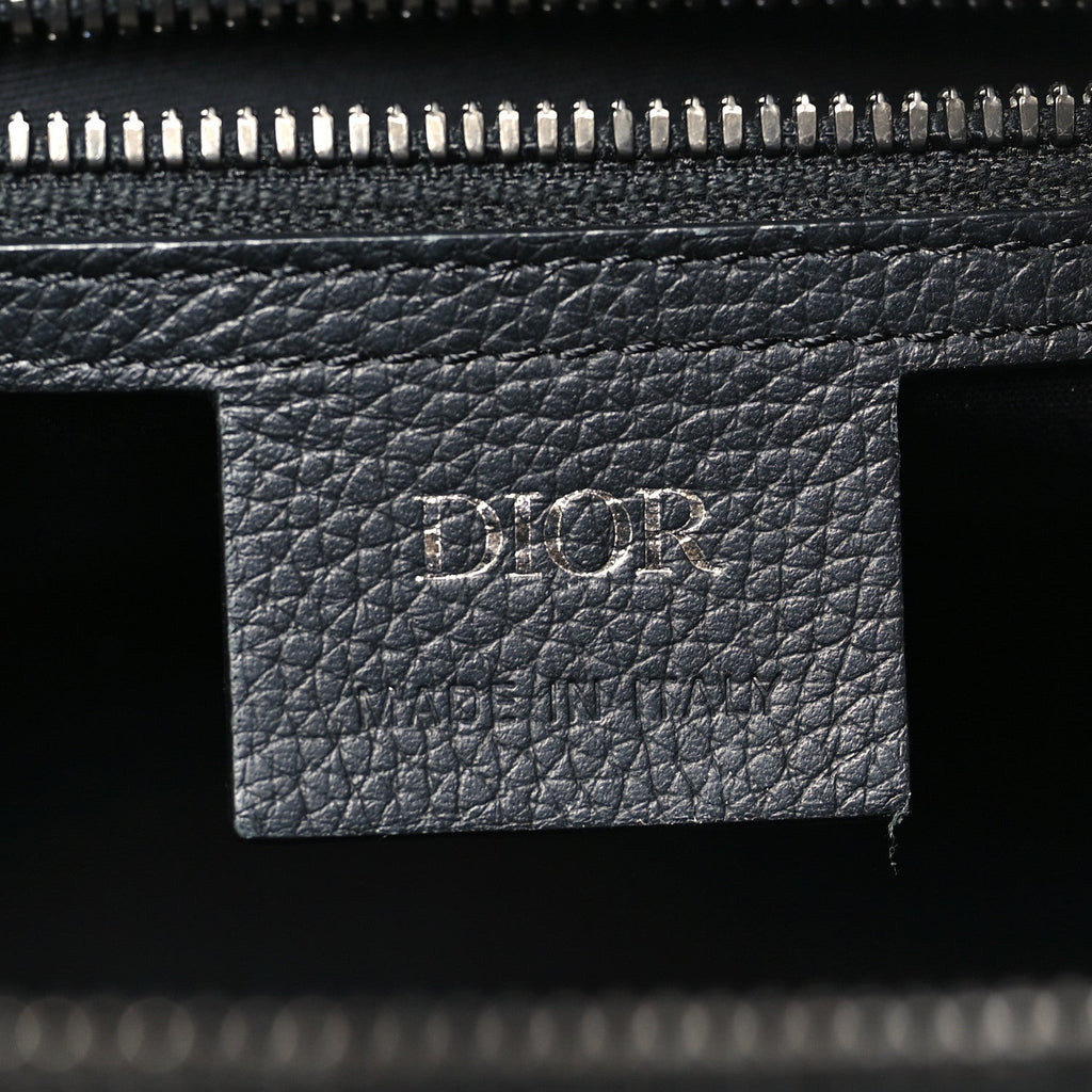 Christian Dior Maxi Oblique Jacquard Weekender 25 Black