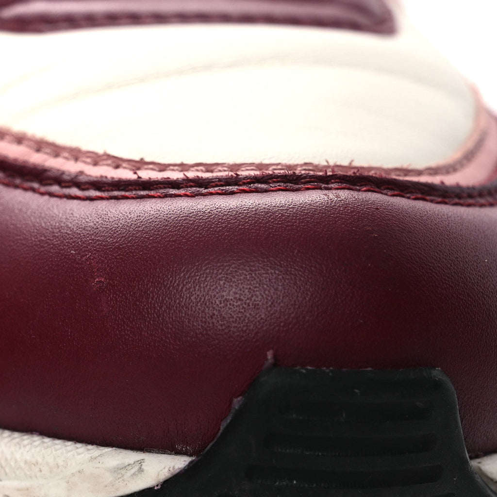 Calfskin CC Sneakers 38.5 Light Burgundy White Pink