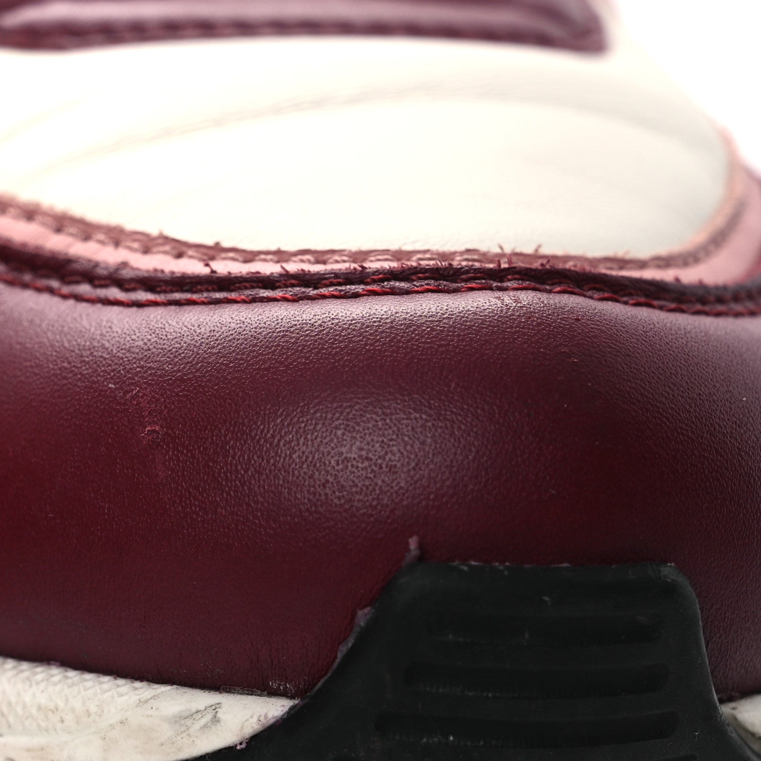 Calfskin CC Sneakers 38.5 Light Burgundy White Pink