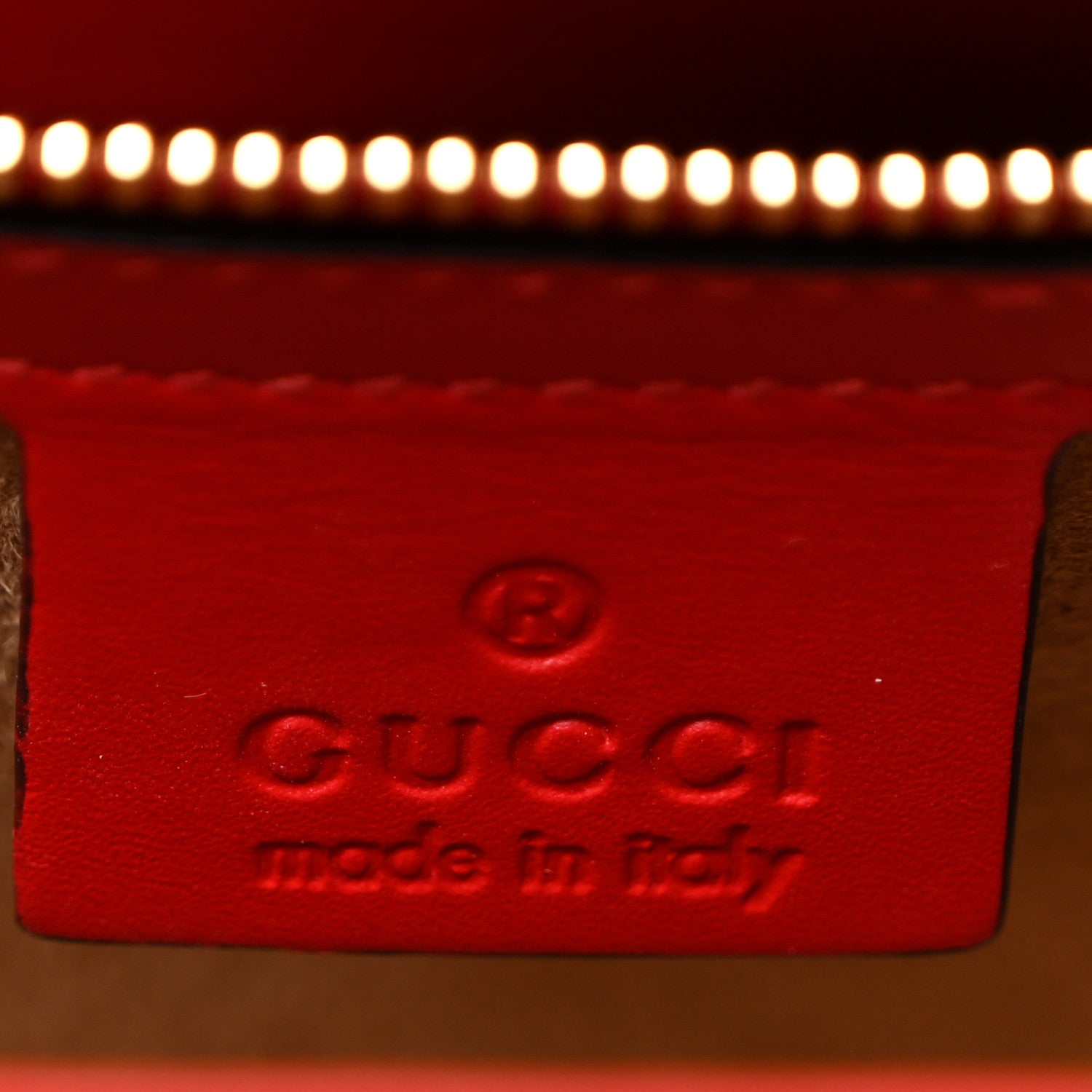 Gucci Calfskin Small Sylvie Shoulder Bag Hibiscus Red