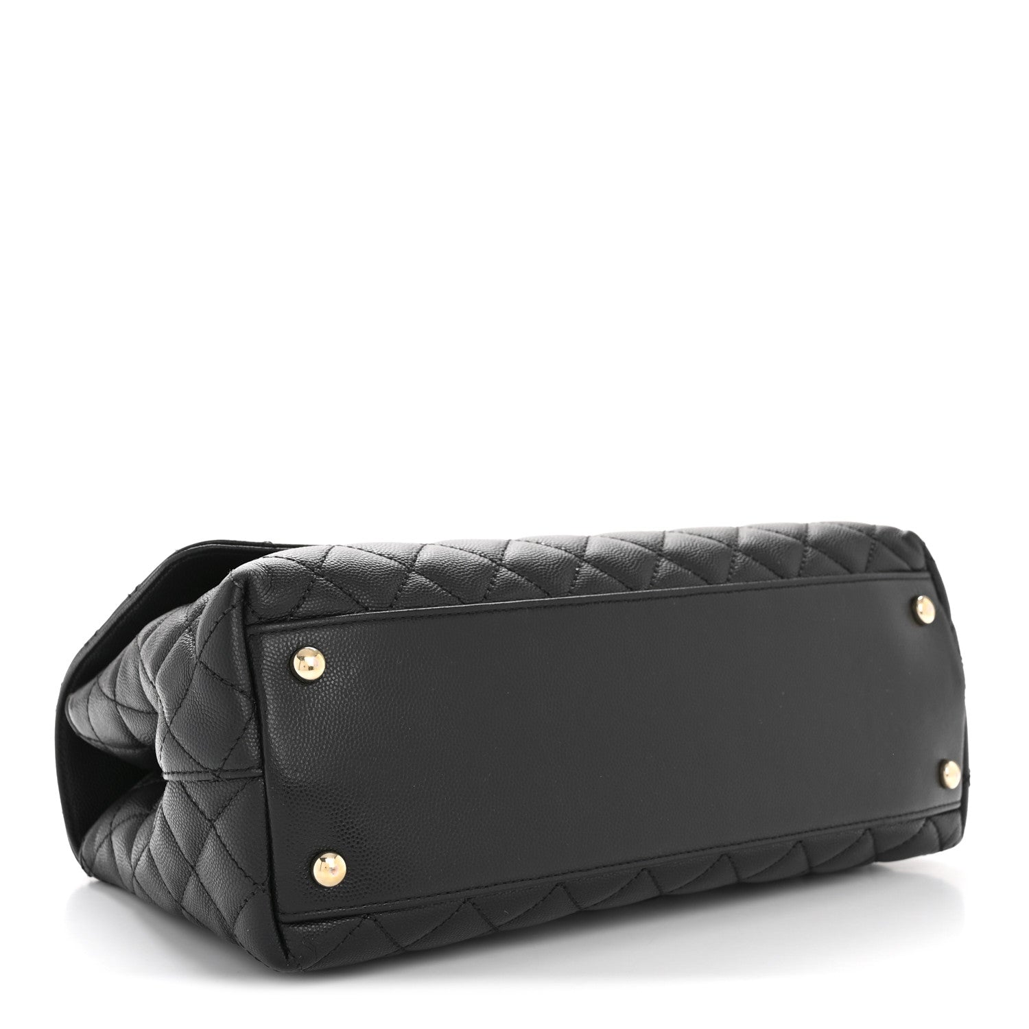 Chanel Caviar Quilted Small Coco Handle Flap Black