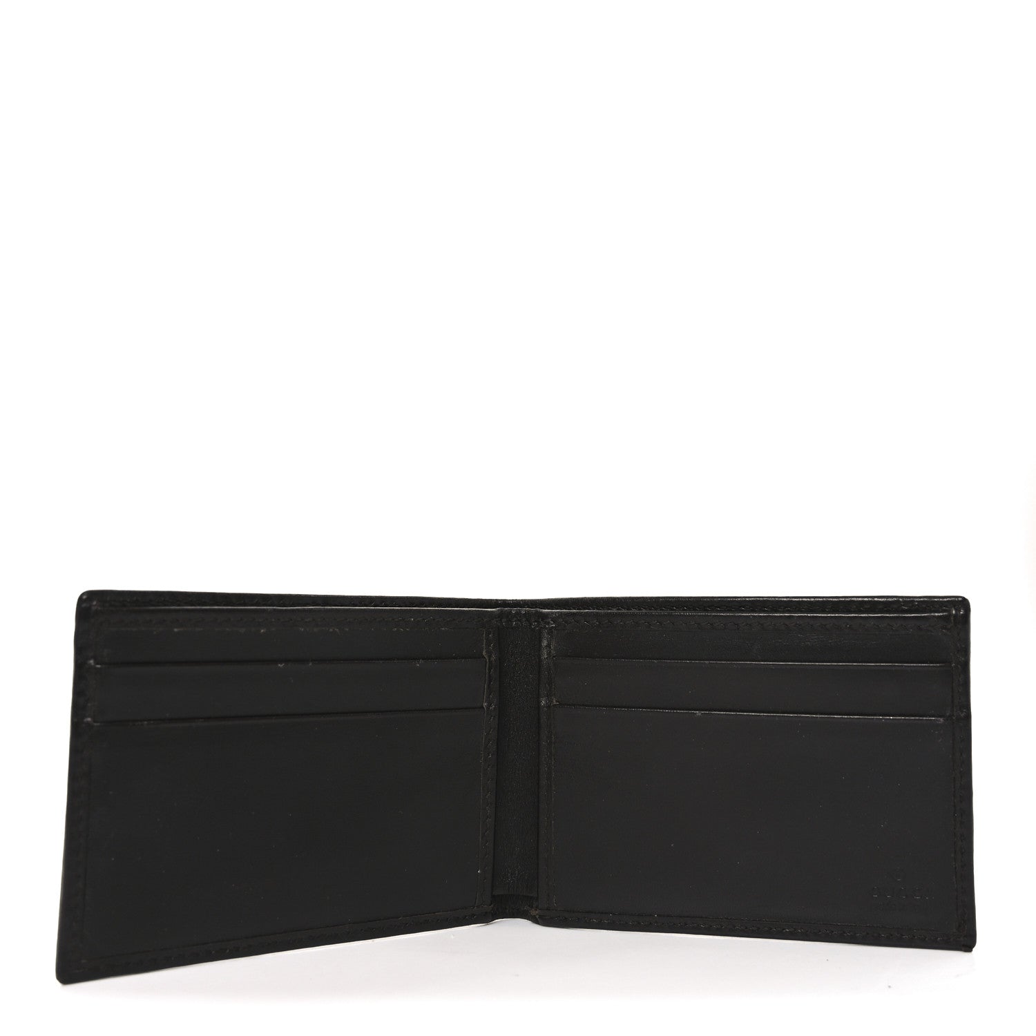 Gucci Monogram Mini Bi-Fold Wallet Brown Dark Brown