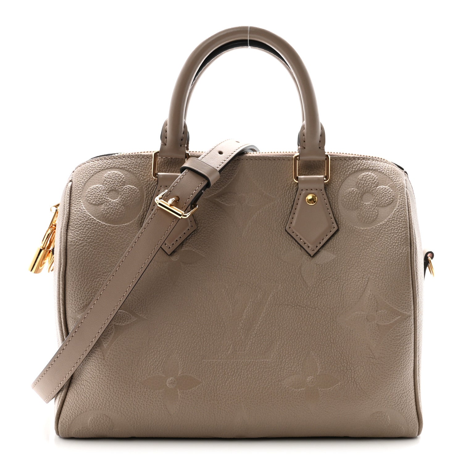 Louis Vuitton Empreinte Monogram Giant Speedy Bandouliere 25 Tourterelle