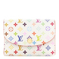 Louis Vuitton LV X TM Monogram Multicolor Rosalie Coin Purse White Kawaii Pink