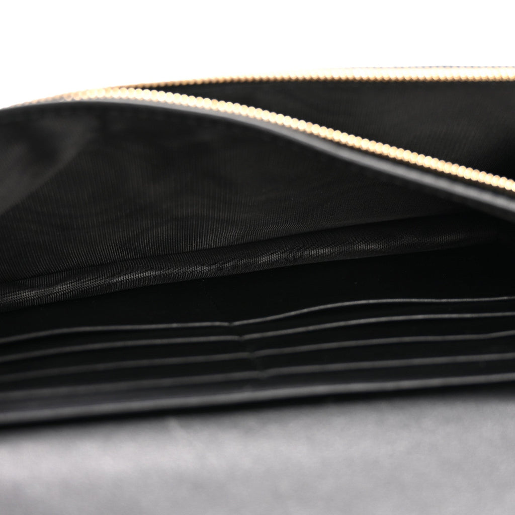 Gucci Microguccissima Crossbody Wallet Black