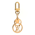 Louis Vuitton LV Circle Bag Charm Key Holder Gold