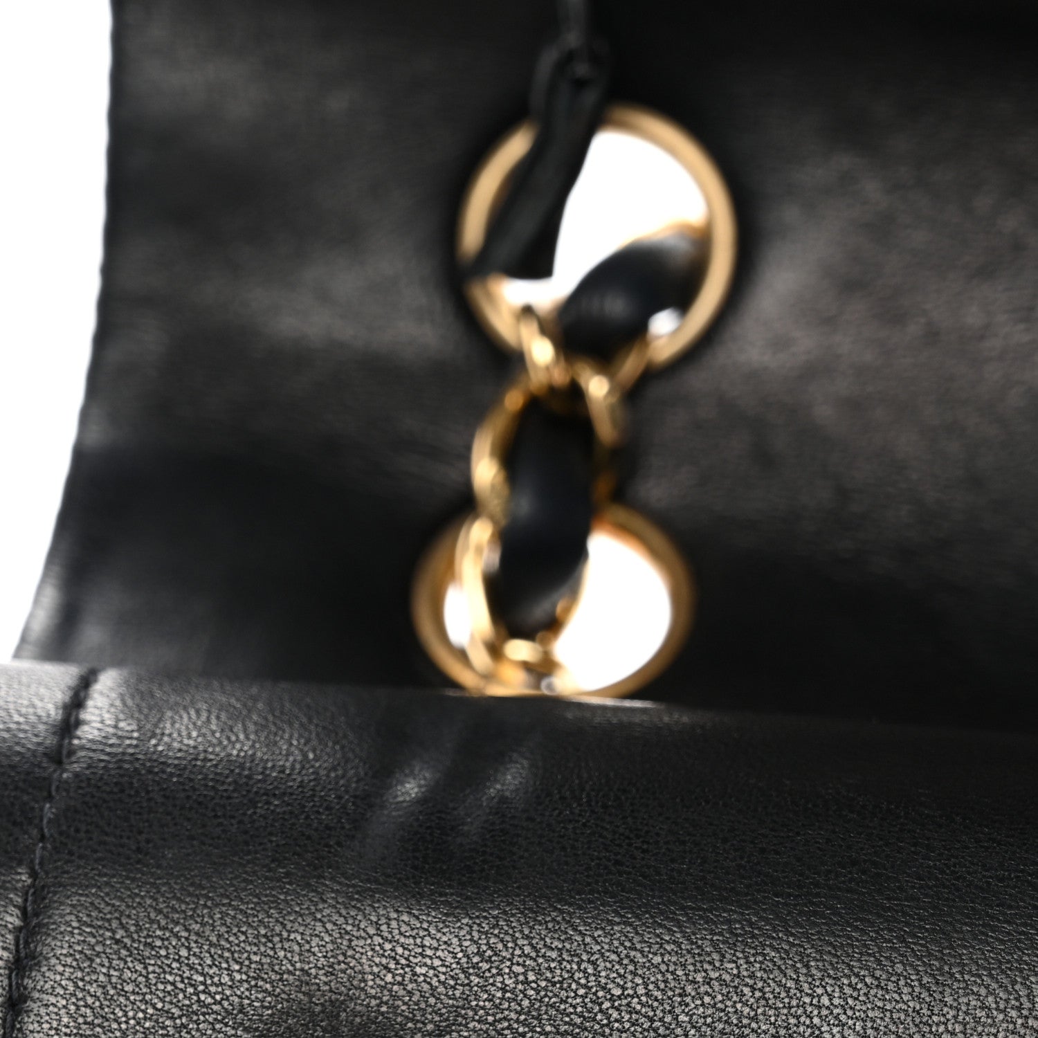 Chanel Lambskin Quilted Small Double Flap Black