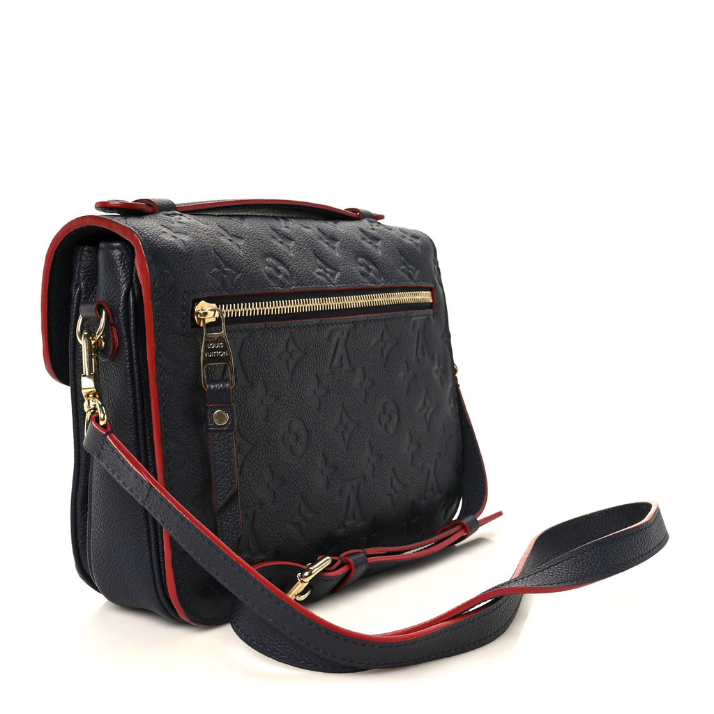 Louis Vuitton Empreinte Pochette Metis Marine Rouge