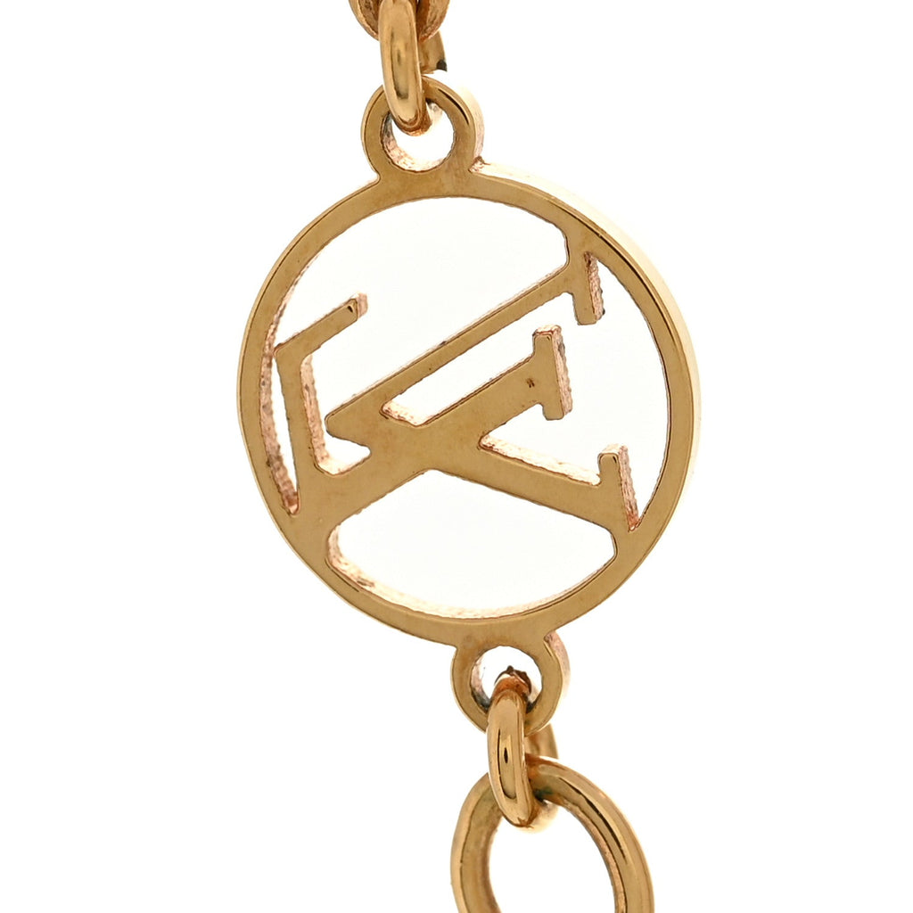 Louis Vuitton Metal Crystal Blooming Supple Necklace