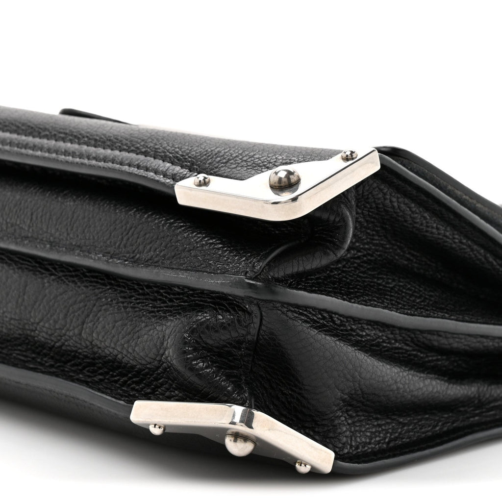 Prada Glace Calf Soft Cahier Bag Black Astrale