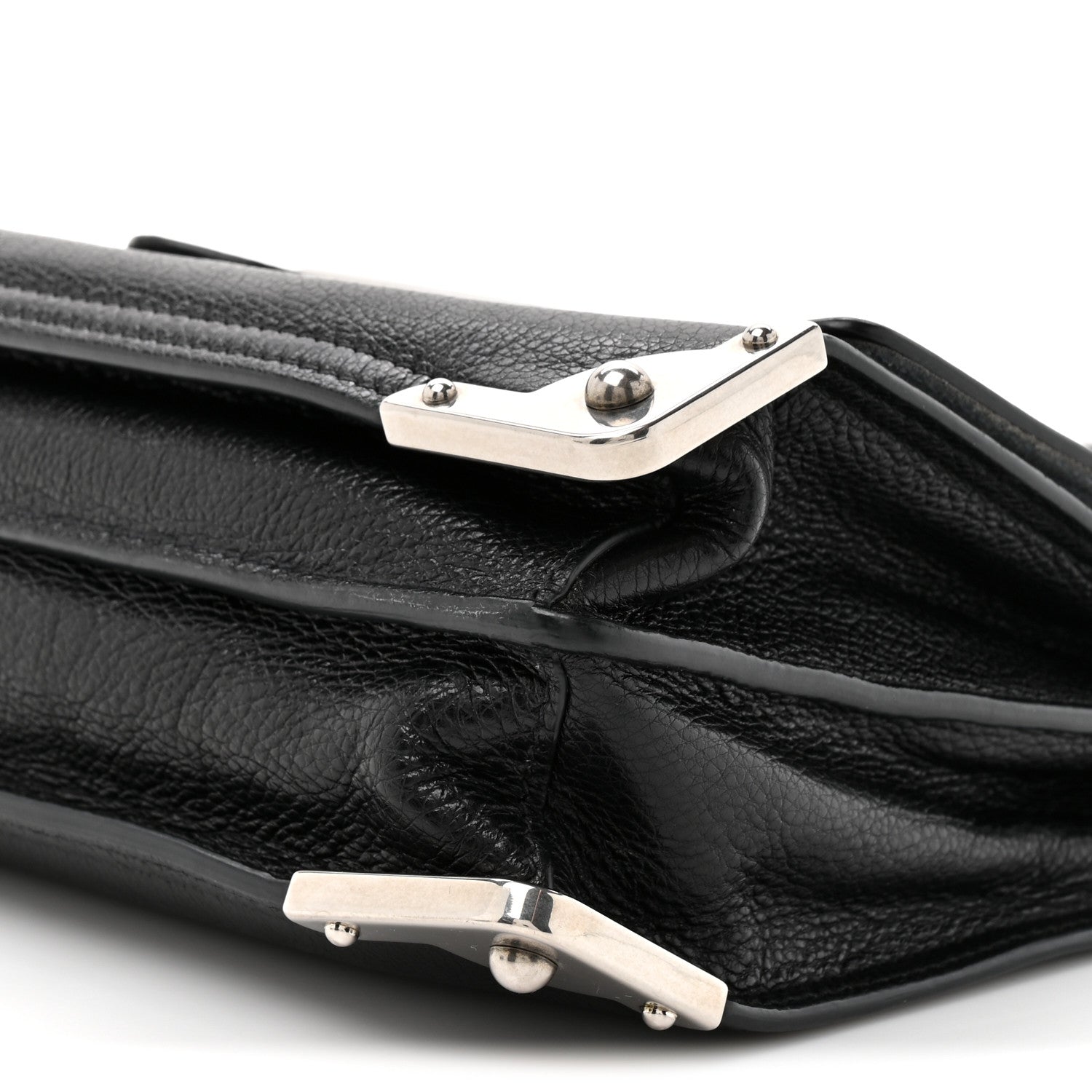 Prada Glace Calf Soft Cahier Bag Black Astrale