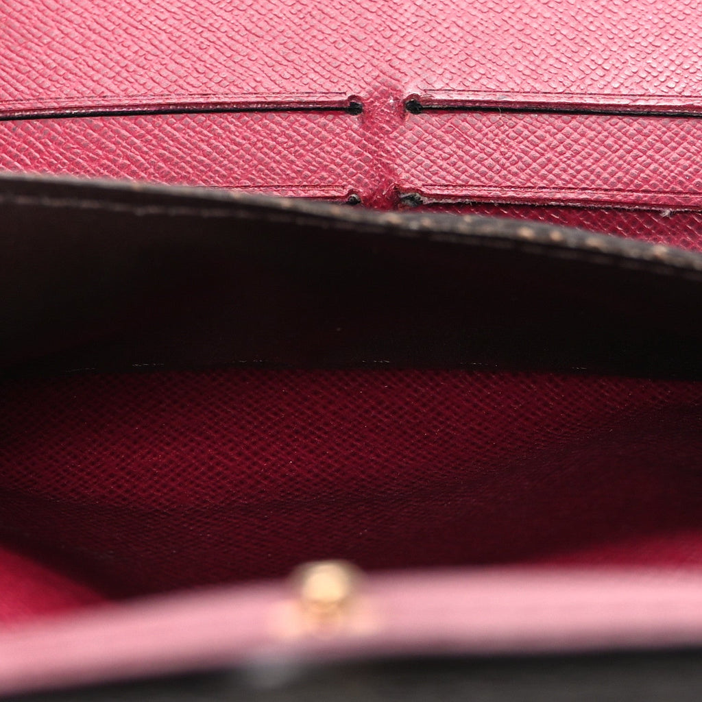 Louis Vuitton Monogram Sarah Wallet NM Fuchsia