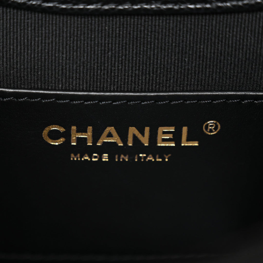 Chanel Caviar Quilted Small Messenger Flap Black
