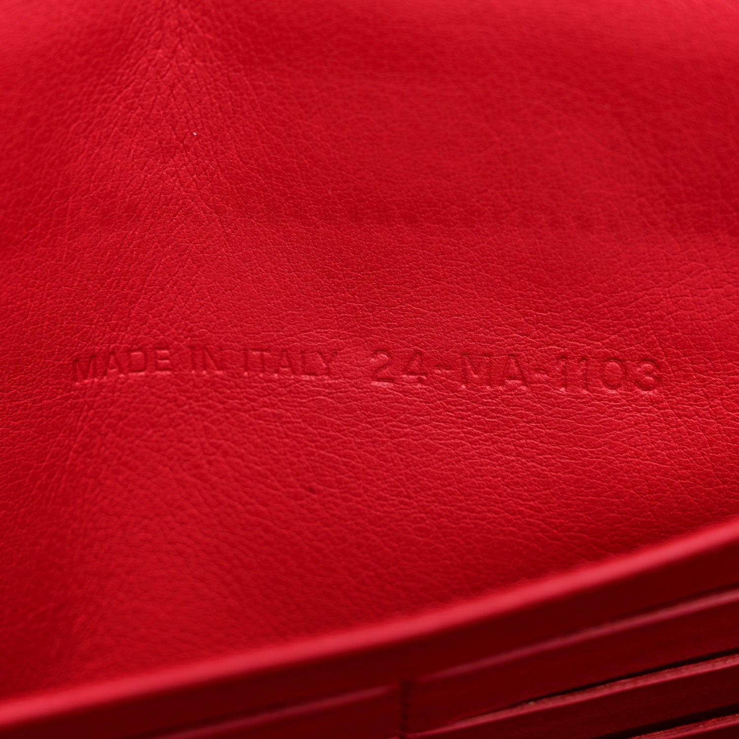 Christian Dior Patent Cannage New Lock Pouch Red