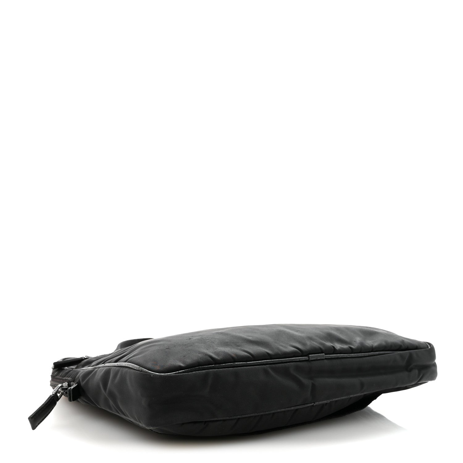 Prada Saffiano Tessuto Nylon Small Briefcase Black