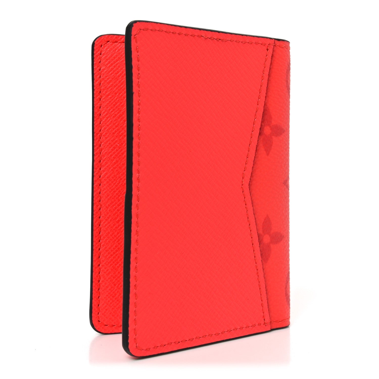 Louis Vuitton Taigarama Pocket Organizer NM Fire Red