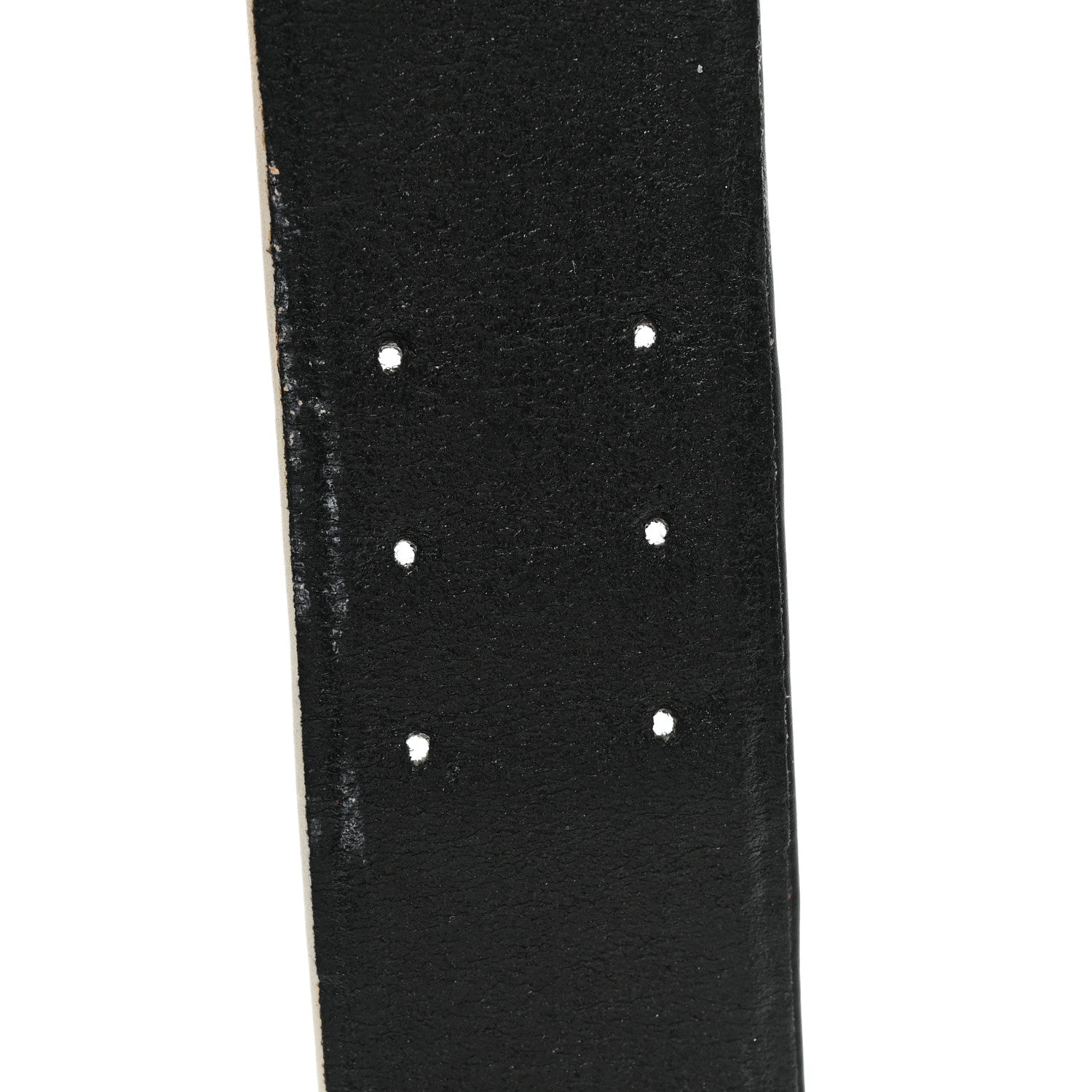 Calfskin Logo Belt 70 28 Black White