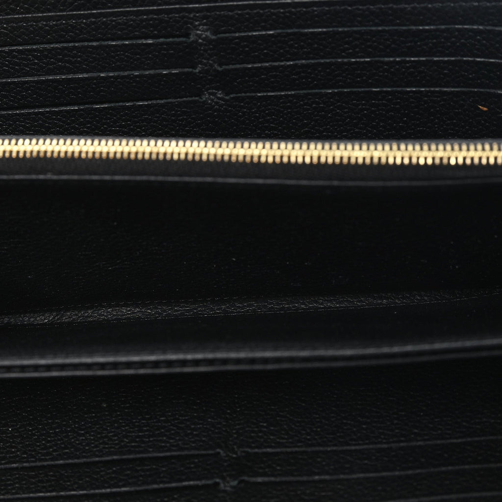 Louis Vuitton Empreinte Zippy Wallet Black