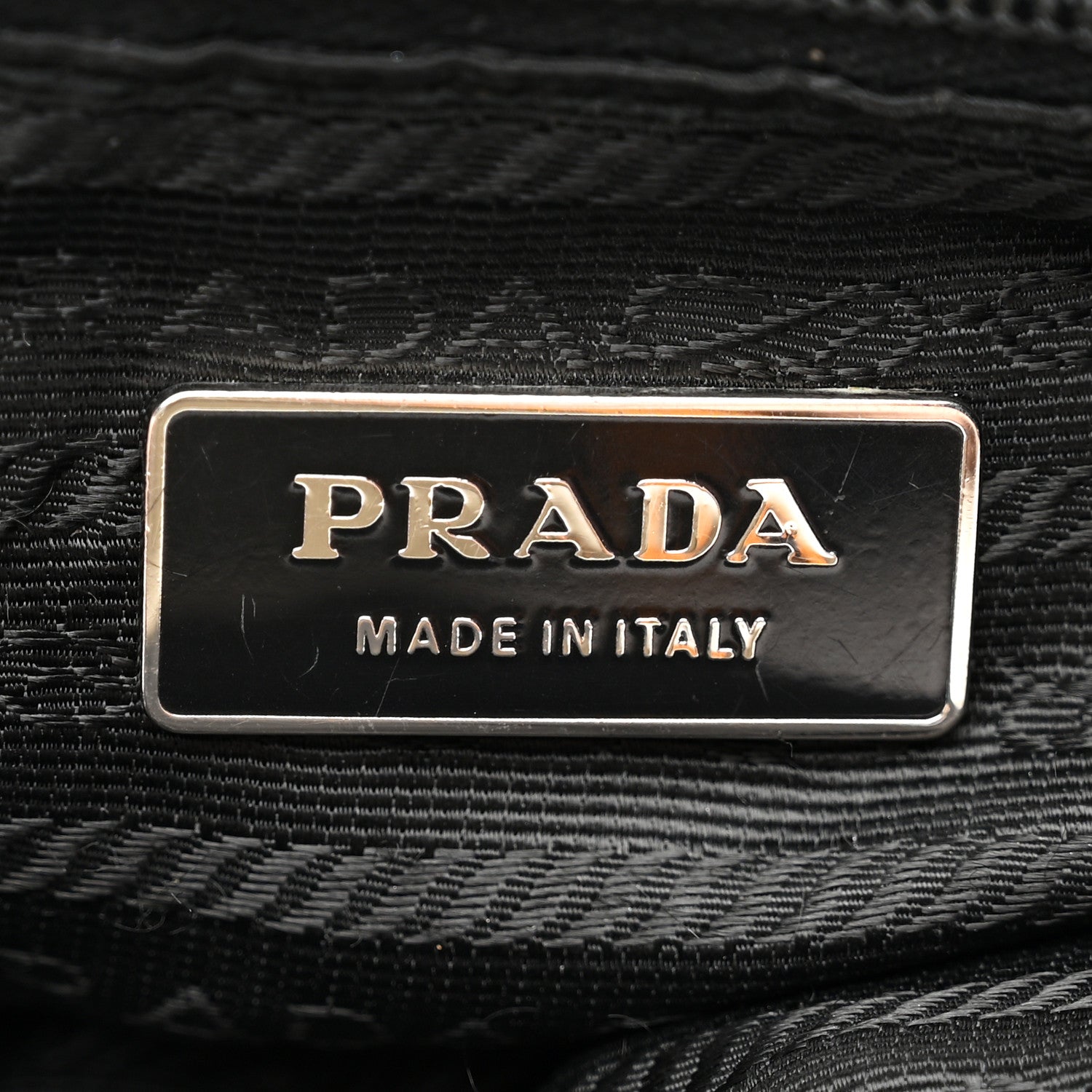 Prada Tessuto Nylon Vela Cinch Backpack Black