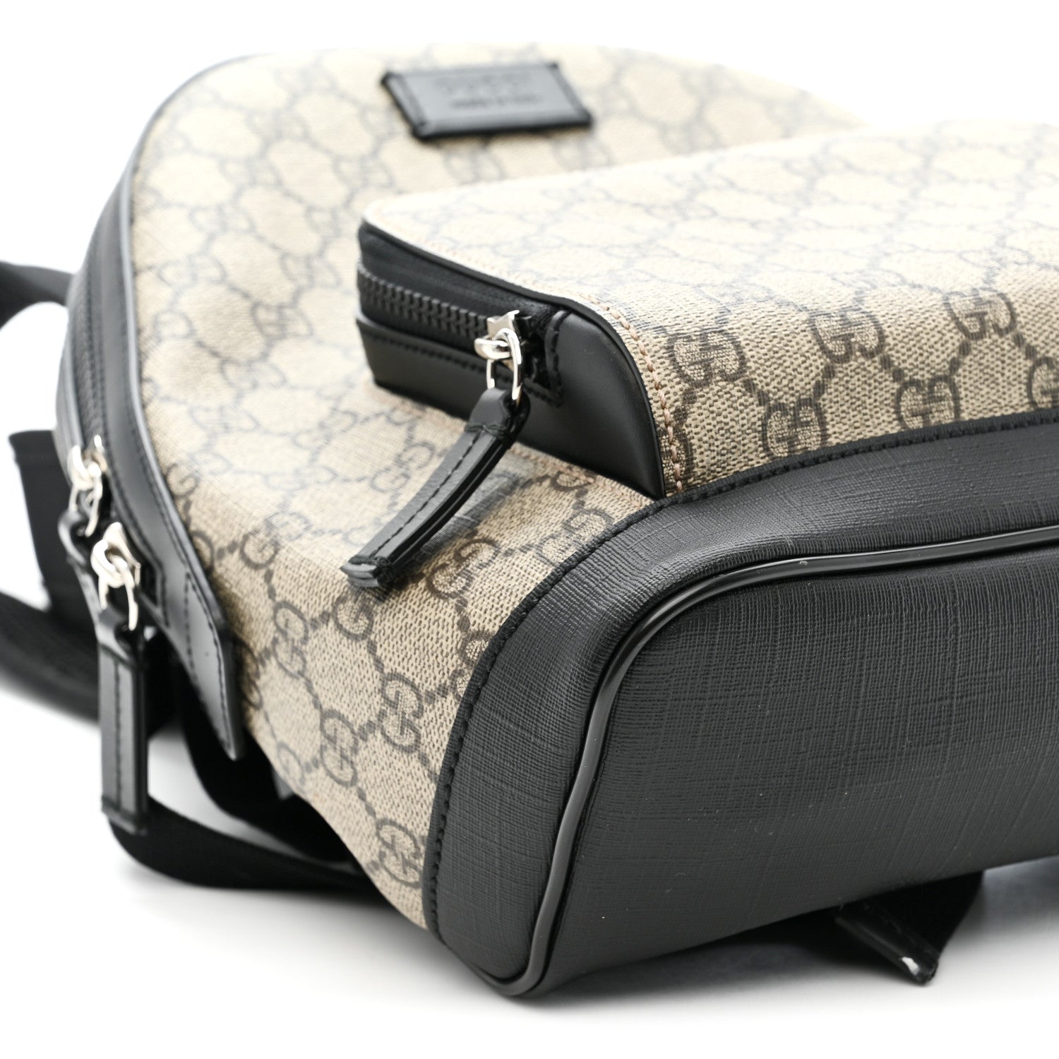 Gucci GG Supreme Monogram Small Eden Day Backpack Black