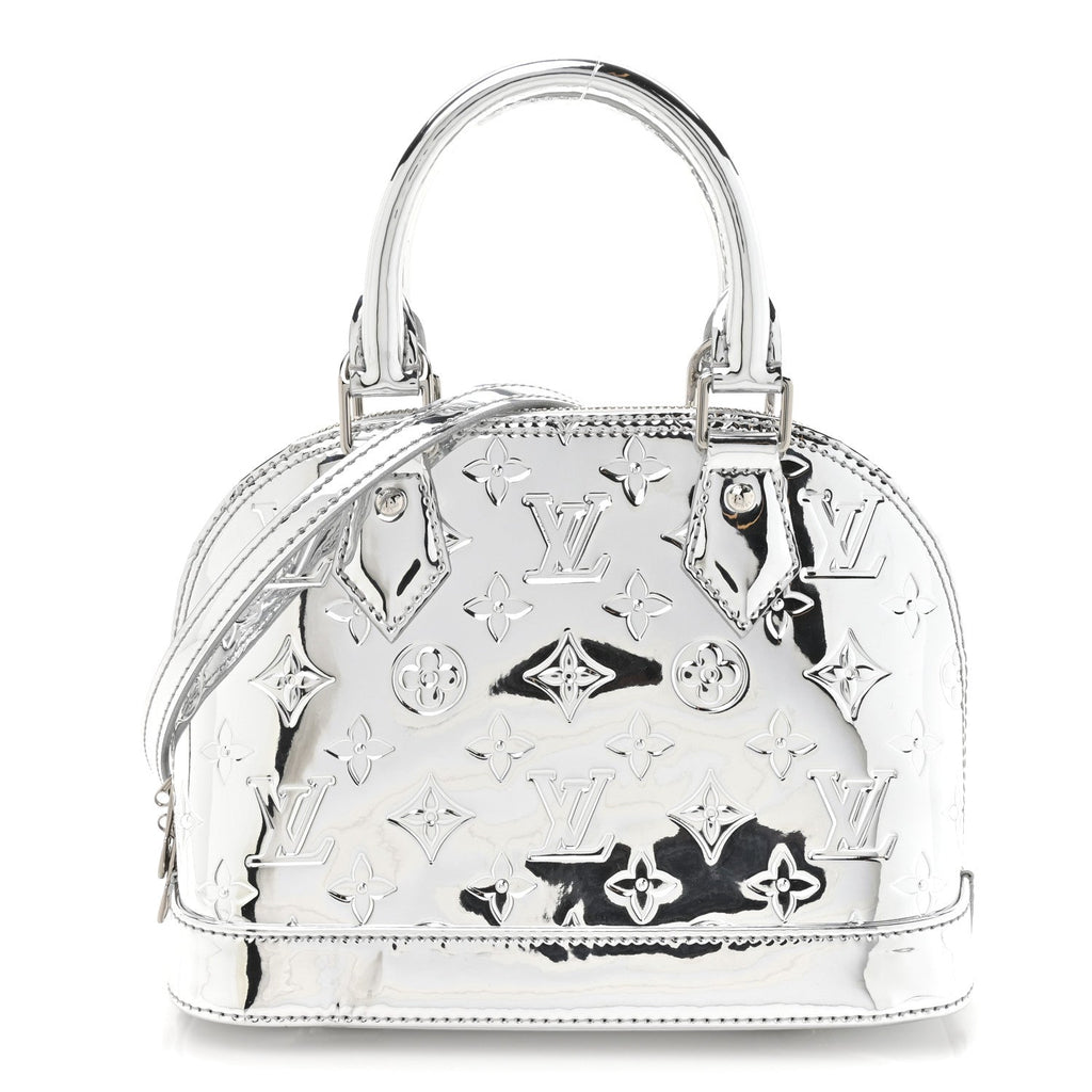 Louis Vuitton Monogram Miroir Alma BB Silver