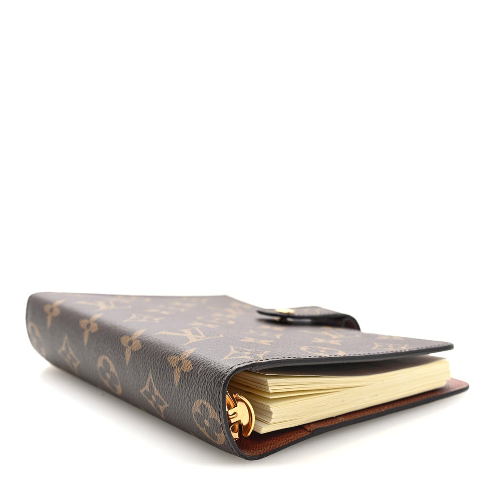 Louis Vuitton Monogram Medium Ring Agenda Cover
