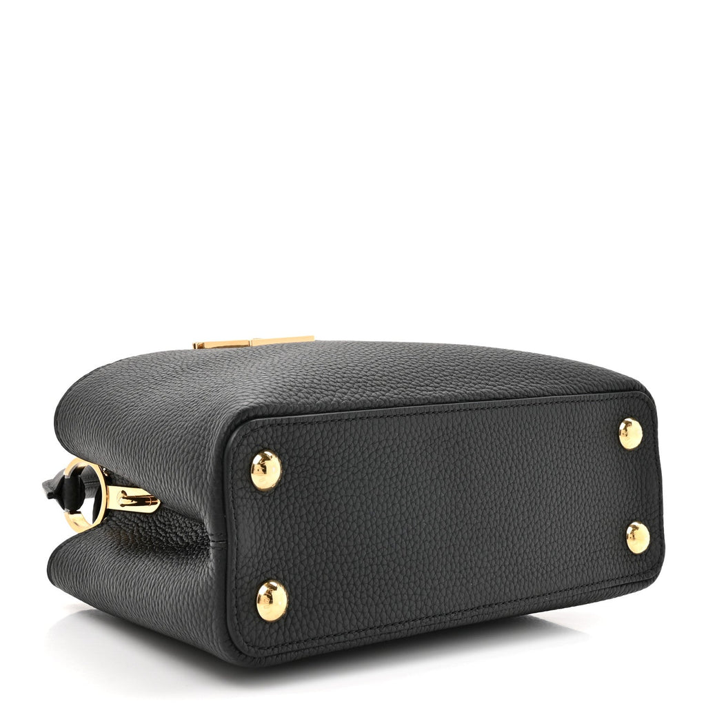 Louis Vuitton LV X TM Taurillon BB Capucines Black
