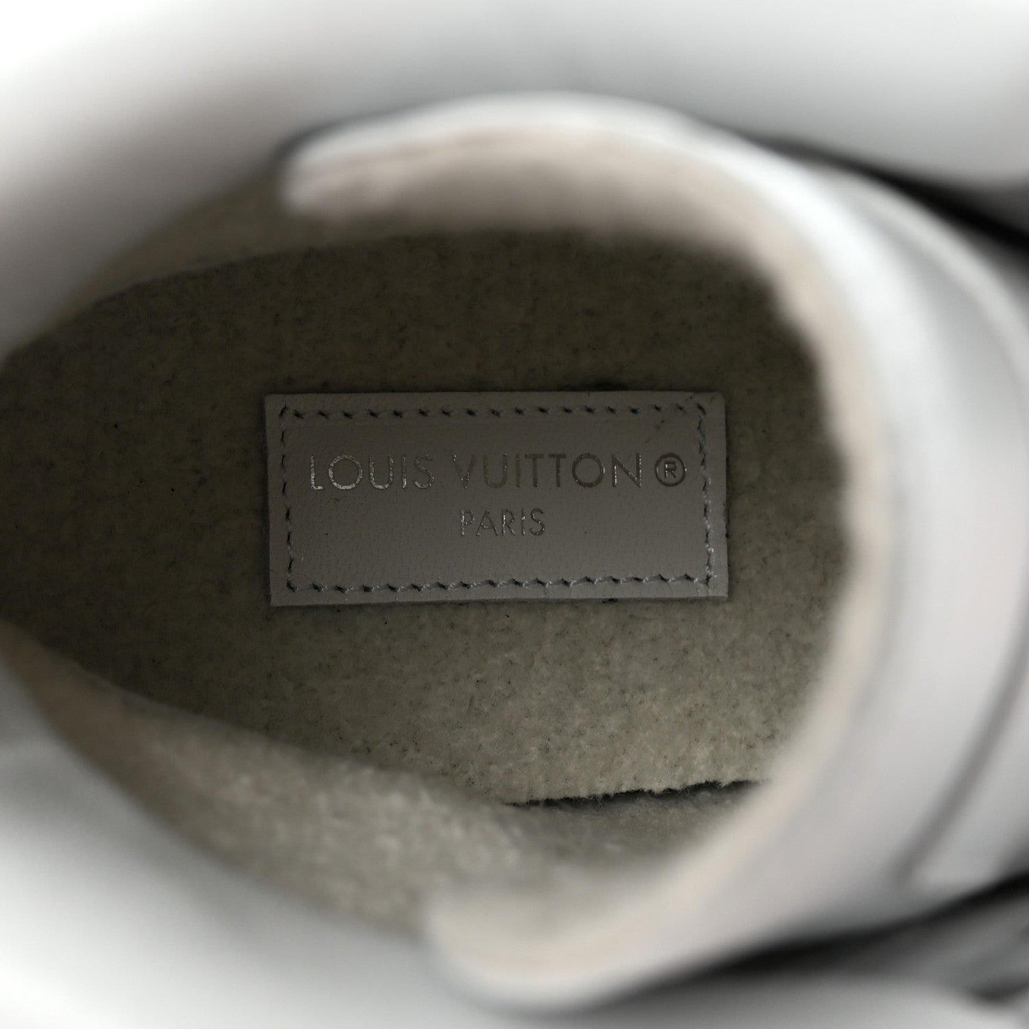 Louis Vuitton Calfskin Ruby Flat Ranger Boots 38 White