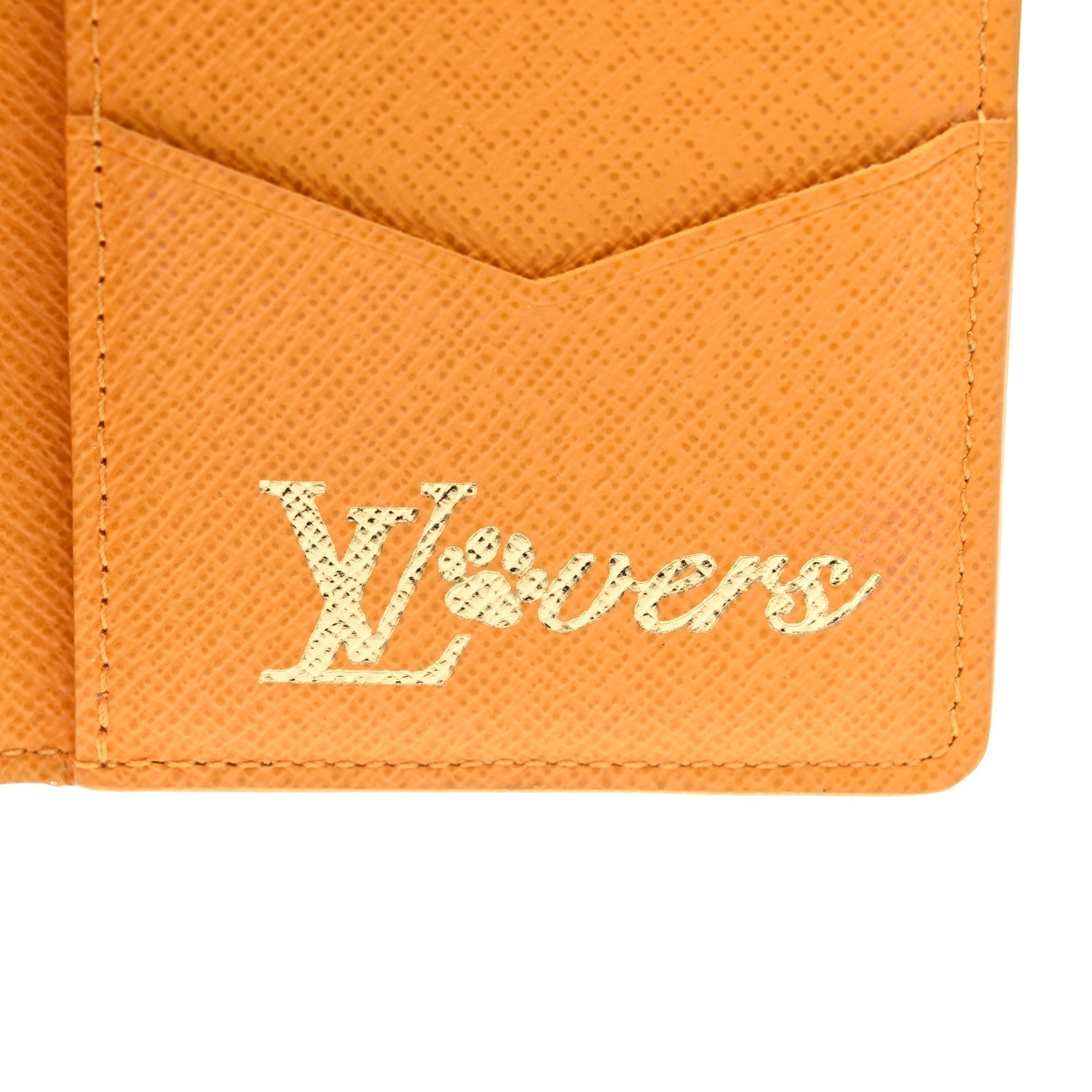 Louis Vuitton Monogram Heritage Pocket Organizer Safran Yellow