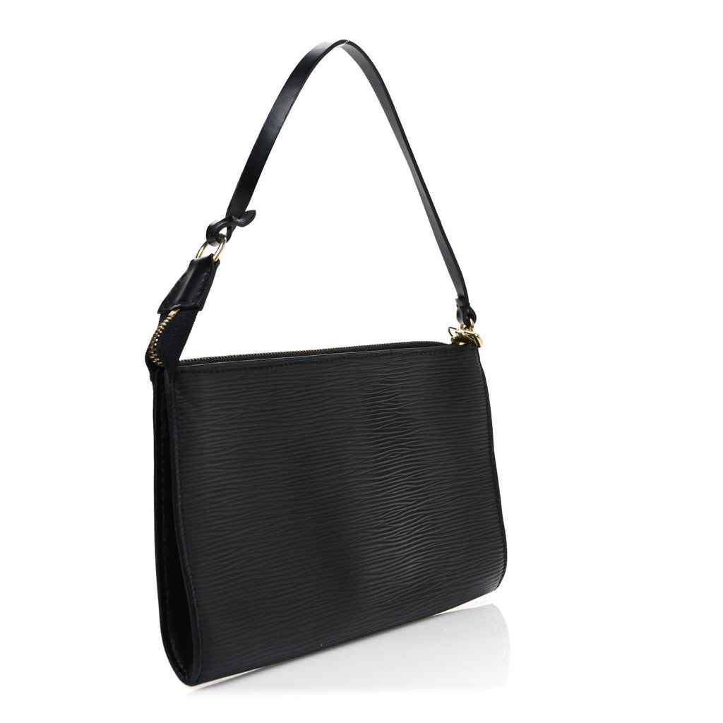 Louis Vuitton Epi Pochette Accessories 24 Black