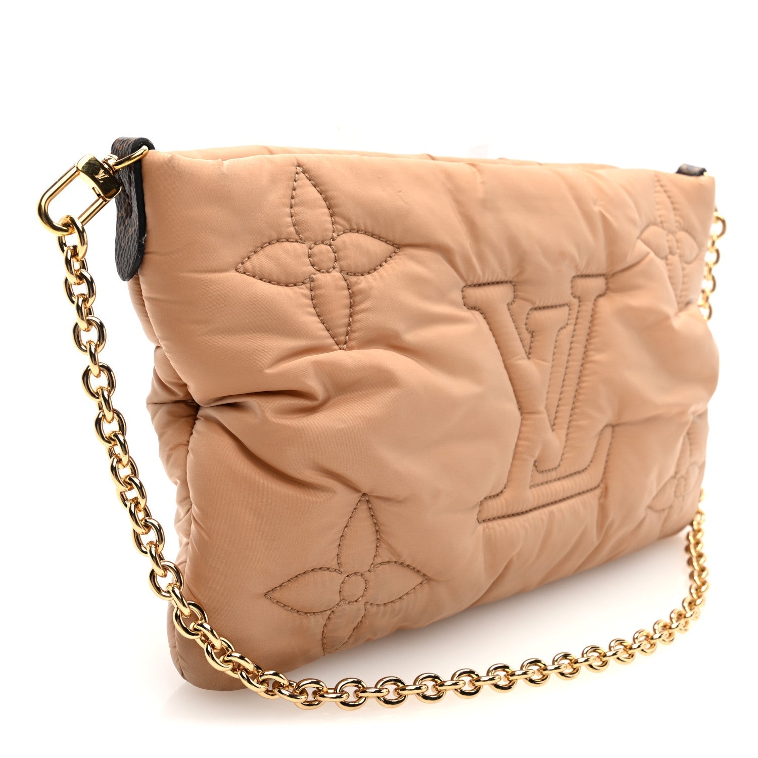Louis Vuitton Econyl Monogram Pillow Maxi Multi Pochette Accessories Mini Pochette Beige