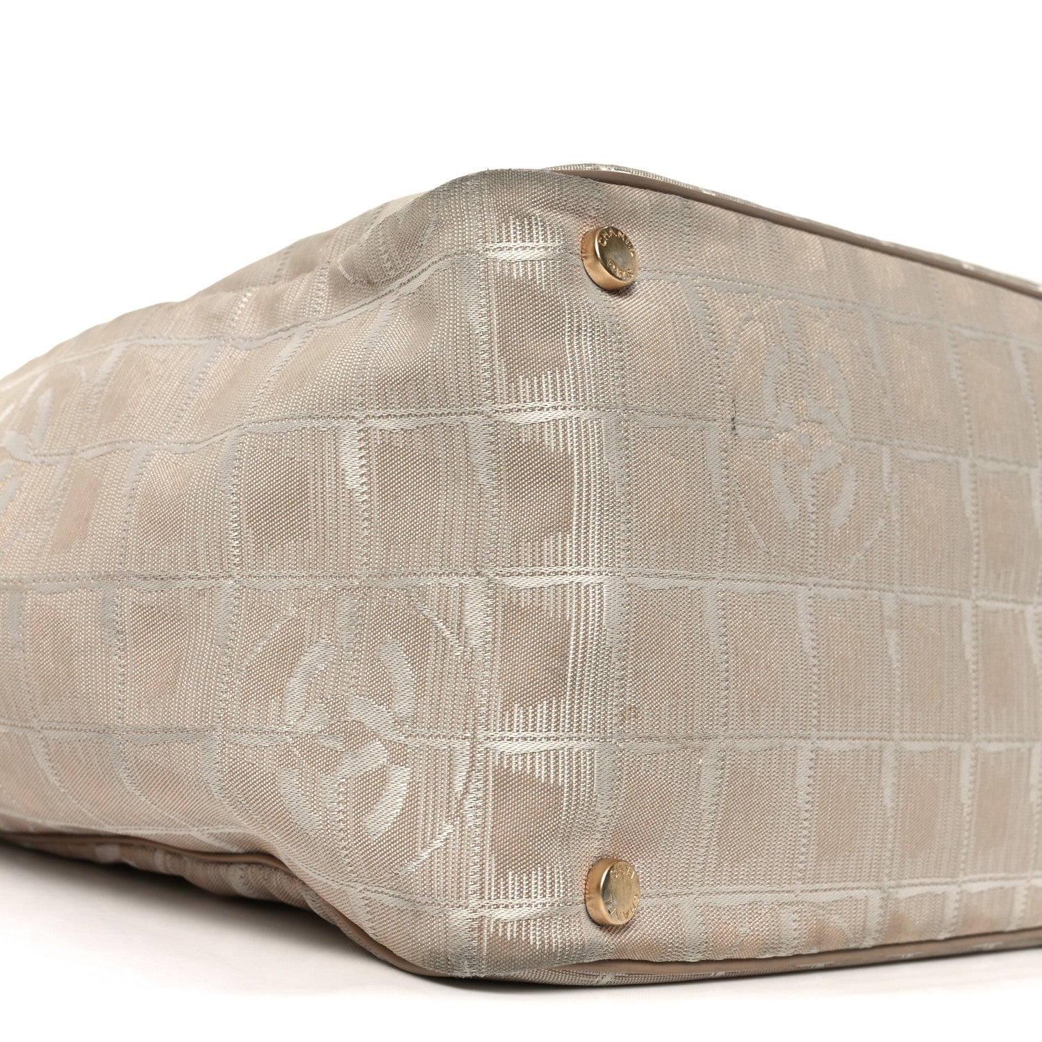 Chanel Nylon Medium Travel Tote Beige
